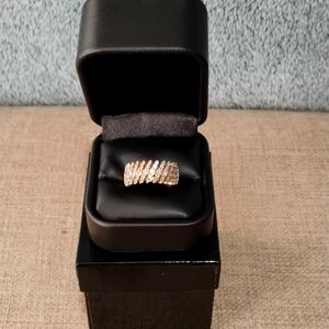 Candlelight Diamonds(TM) 10k Yellow Gold Band Ring w/ 1.50ctw w/protection plan